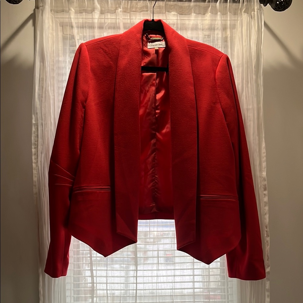 Calvin Klein red/orange Blazer